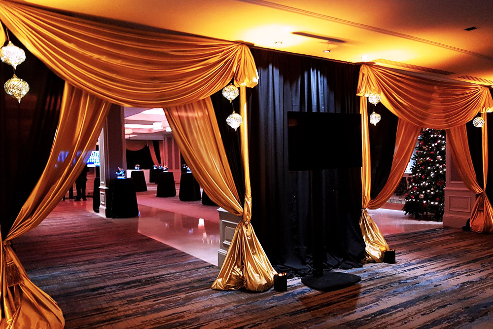 Room Drape Display